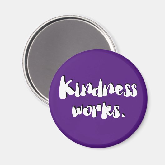 Kindness Works | Be Kind Magnet (Voorkant / Achterkant)