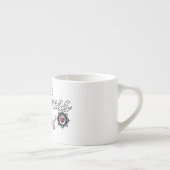 Kindness zal de wereld redden espresso kop (Rechts)