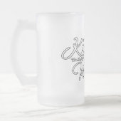 Kindness zal de wereld redden matglas bierpul (Links)