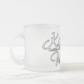 Kindness zal de wereld redden matglas koffiemok (Links)