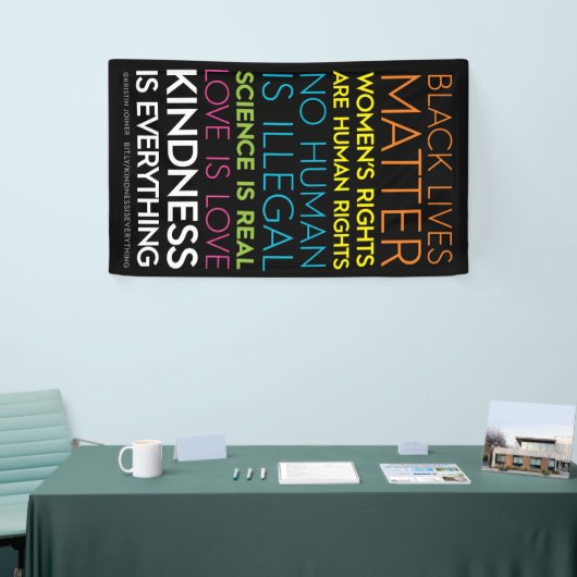 #KindnessIs alles verticale banner (Beurs)
