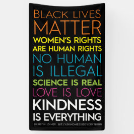 #KindnessIs alles verticale banner