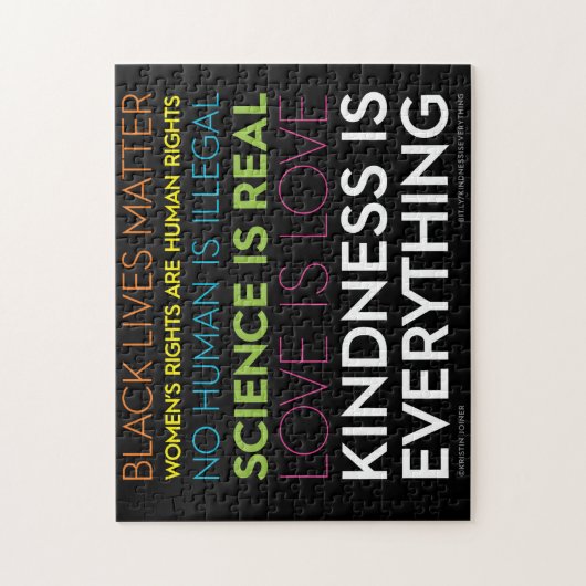 #KindnessisAlles 252-stukpuzzel Legpuzzel (Verticaal)