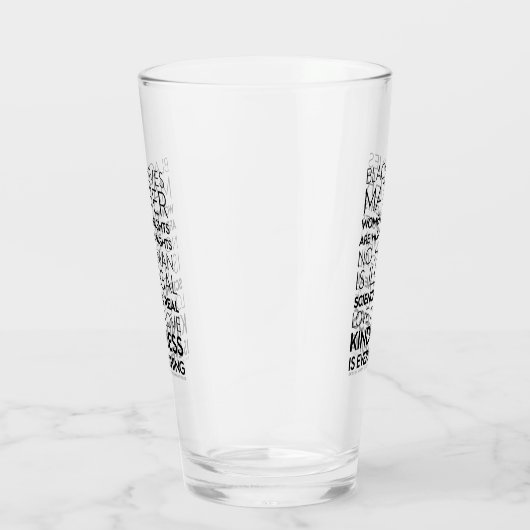 #KindnessisAlles Glass Tumbler (Rechts)