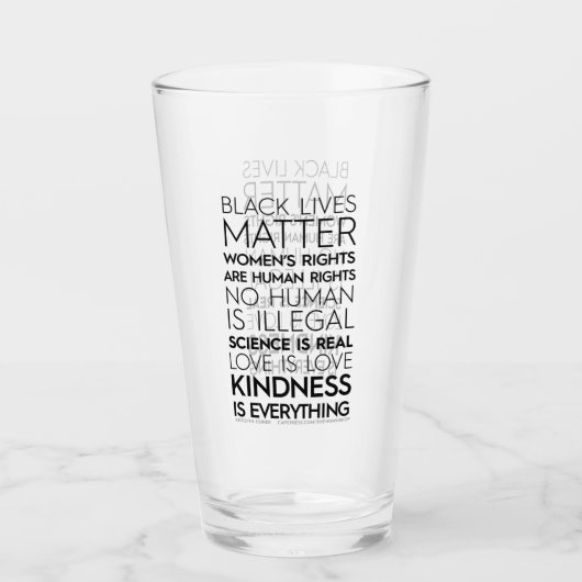 #KindnessisAlles Glass Tumbler (Voorkant)