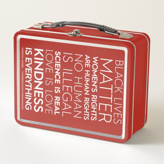 #KindnessIsAlles Metal Lunchbox (Voorkant)