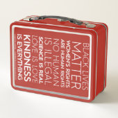 #KindnessIsAlles Metal Lunchbox (Achterkant)