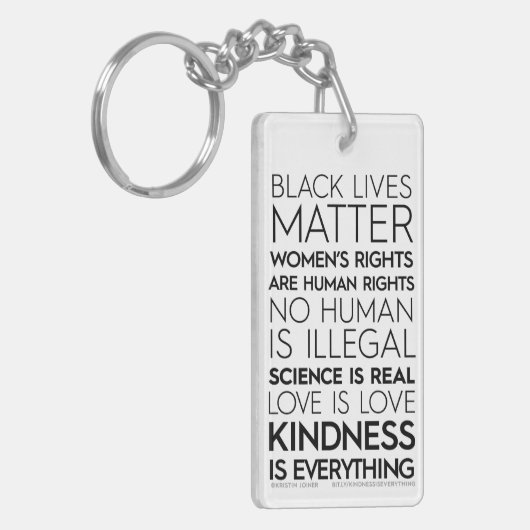 #KindnessIsAlles Sleutelhanger (Voorkant Links)