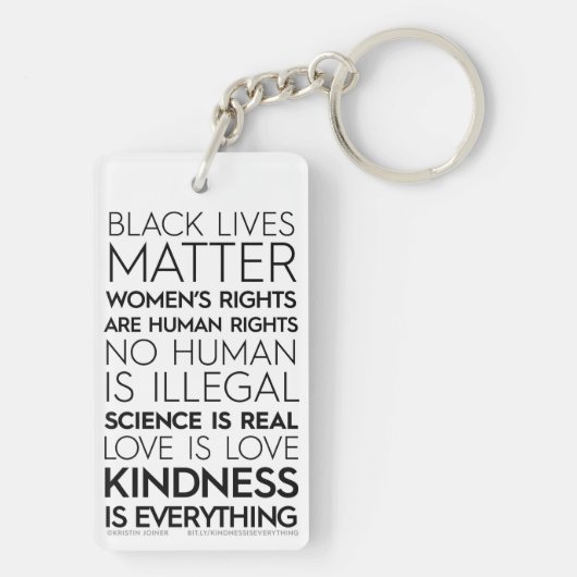 #KindnessIsAlles Sleutelhanger (achterkant)