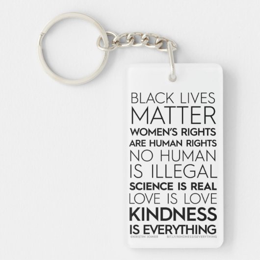 #KindnessIsAlles Sleutelhanger (Voorkant)