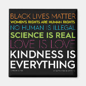 #KindnessIsEverything Vierkante magneet (Voorkant)