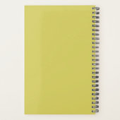 Kindred Paws | Kattenliefhebber | Olive Goud Perso Planner (Achterkant)