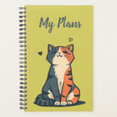 Kindred Paws | Kattenliefhebber | Olive Goud Perso Planner (Voorkant)