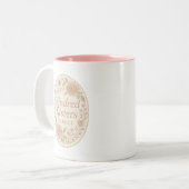 Kindred Sisters Circle Mug Tweekleurige Koffiemok (Voorkant links)