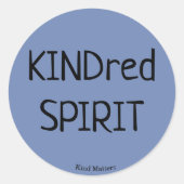 KINDred SPIRIT sticker (Voorkant)