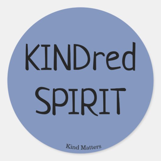 KINDred SPIRIT sticker (Voorkant)