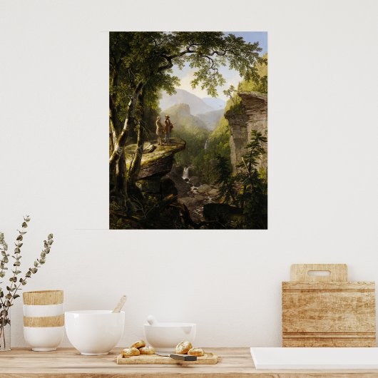 Kindred Spirits, 1849 door Asher Brown Durand Poster (Keuken)