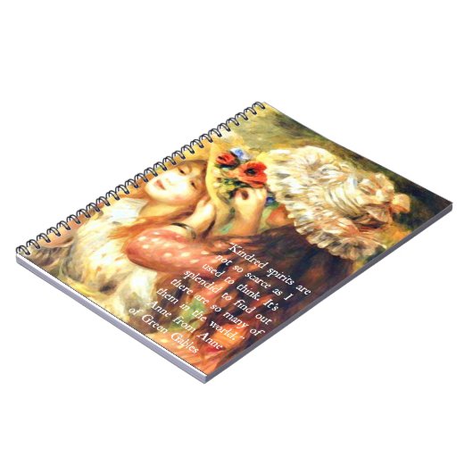 Kindred Spirits - Anne of Green Gables Quote Notitieboek (Linkerzijde)