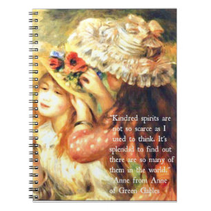 Kindred Spirits - Anne of Green Gables Quote Notitieboek