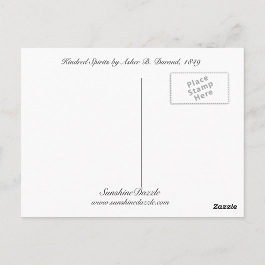 Kindred Spirits Briefkaart (Achterkant)