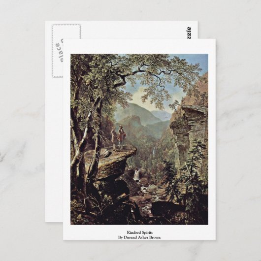 Kindred Spirits van Durand Asher Brown Briefkaart (Voorkant / Achterkant)