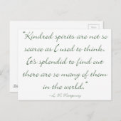 Kindrode gedistilleerde dranken zijn niet scharnig briefkaart (Voorkant / Achterkant)