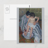 Kind's Bath Mary Cassatt Briefkaart (Voorkant / Achterkant)
