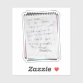 Kind's Beste Kerstman Brief Kerstmis Sticker (Vel)