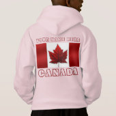 Kind's Canada Flag Jacket Souvenir Sport Hoodies (Achterkant)