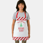 Kind's Christmas Red & White Stripes Candy Cane Schort (Insitu)