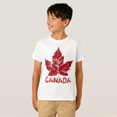 Kind's Cool Canada T-shirt Retro Canada Souvenir (Voorkant volledig)
