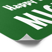 Kind's Happy Birthday Leuk Beer Poster (Hoek)