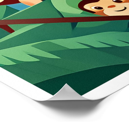 Kind's Monkeys Art Print (Hoek)