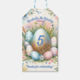 Kind's Paaseierjacht Lente Verjaardagsfeest Cadeaulabel