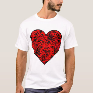 Kinds Red Tiger Heart T-shirt