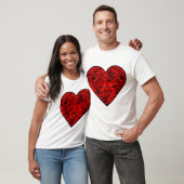 Kinds Red Tiger Heart T-shirt (Unisex)