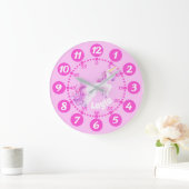 Kind's schattige eenhoorn roze witte klok (Huis)