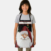 Kind's Schattigee Gekke Kerstman Kerstmis Geperson Schort (Insitu)
