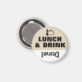 Kind's takenlijst Herinnering magneet Pack Lunch (Voorkant / Achterkant)