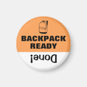 Kind's takenlijst Herinnering magneet schooltas (Voorkant)