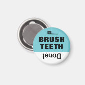 Kind's takenlijst Herinnering magneetborsteltanden Magneet (Voorkant / Achterkant)