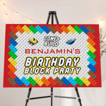 Kind's Verjaardag Brick Party Block Party Bouw Spe