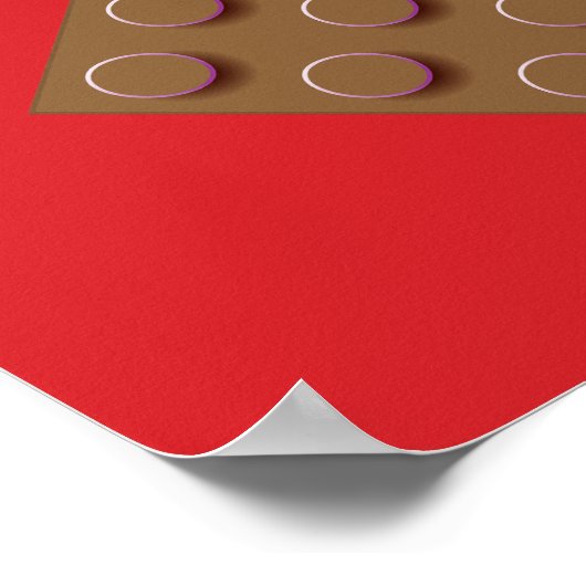 Kind's Verjaardag Brick Party Block Party Bouw Spe Poster (Hoek)