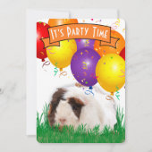 Kind's Verjaardag Guinee Varkensballonnen Sinaasap Kaart (Voorkant)