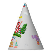 Kind's Verjaardagsfeestje Circus carnaval Thema Feesthoedjes (Rechts)