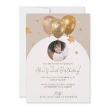 Kind's verjaardagsfeestje uitnodigen met foto