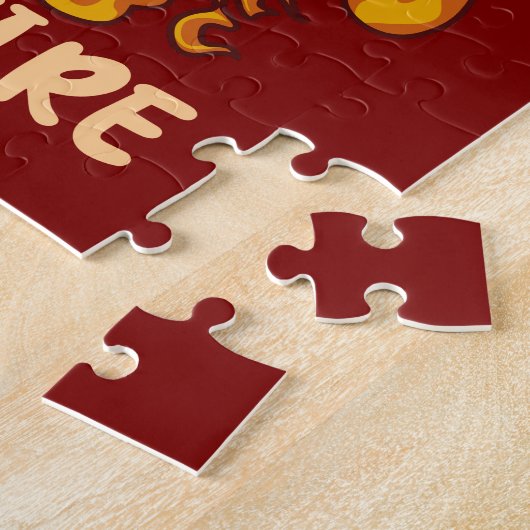 Kind's Vuurdraak puzzel (Zijkant)