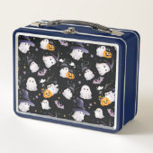 Kind's zwart & Paarse geïllustreerde Ghost Lunch B (Voorkant)