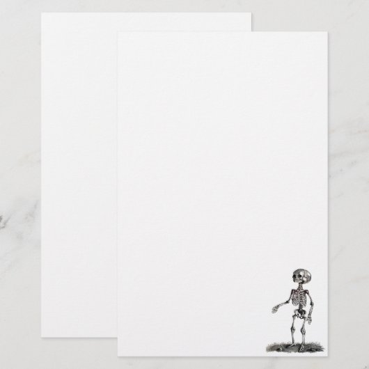 Kindskelet Briefpapier (Voorkant / Achterkant)