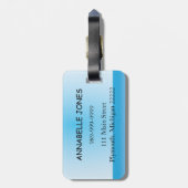 Kindstrand Bagagelabel (Achterkant verticaal)